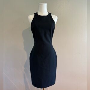 Elizabeth and James Black Midi Dress